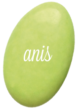 Dragées Chocolat Vert Anis 400 grs