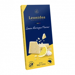 Tablette Chocolat Blanc meringue citron Leonidas