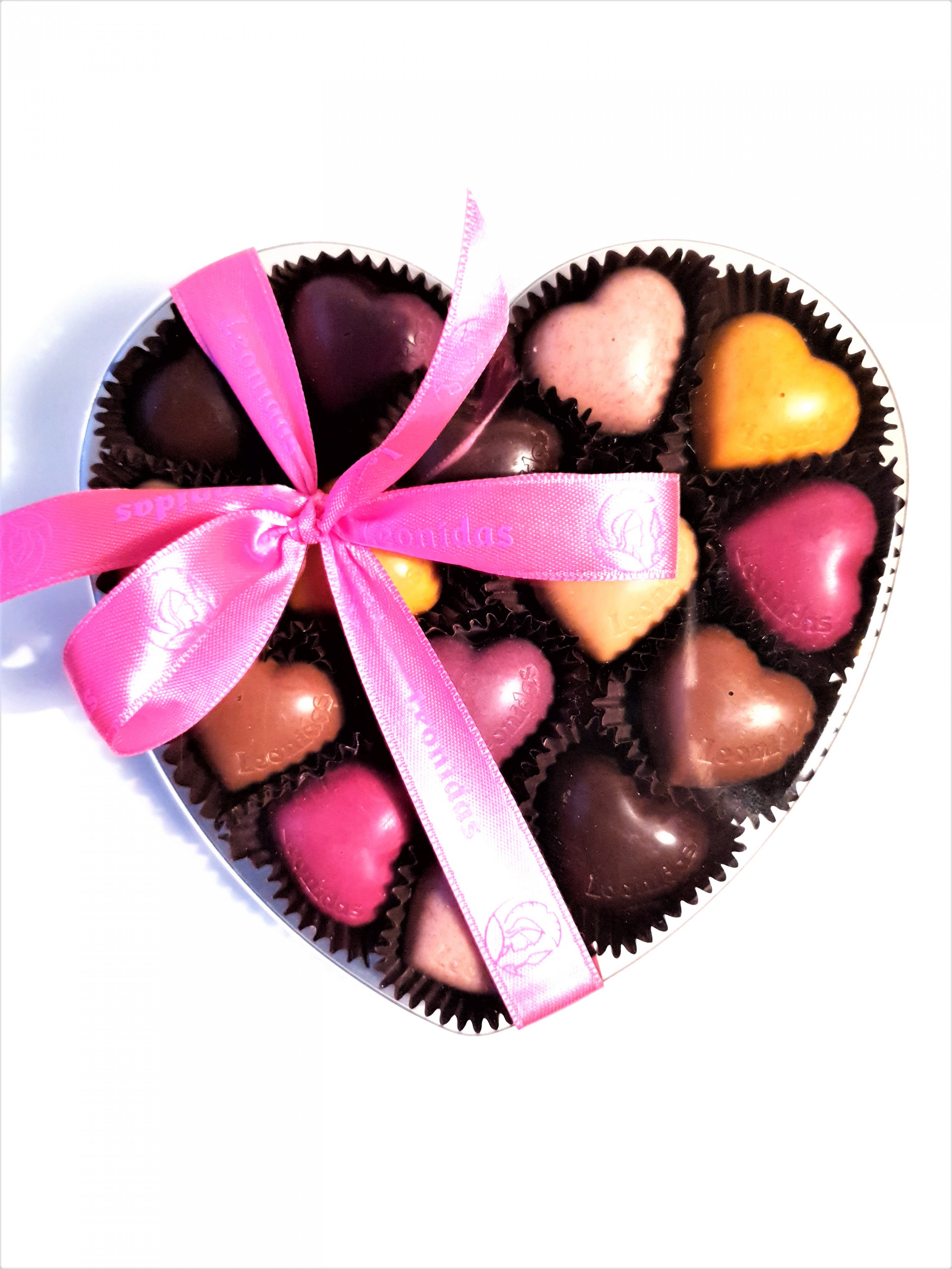 Coeur leonidas chocolat forme coeur